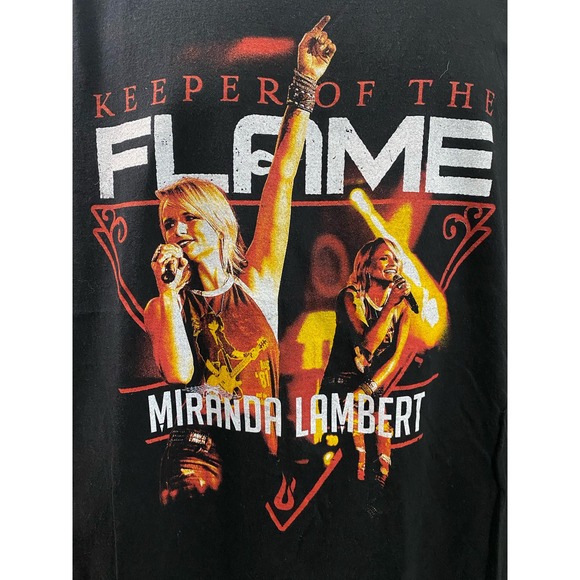 Miranda Lambert T-Shirt Men's XL Black Keeper Of The Flame Tour Short Sleeve - Picture 8 of 8